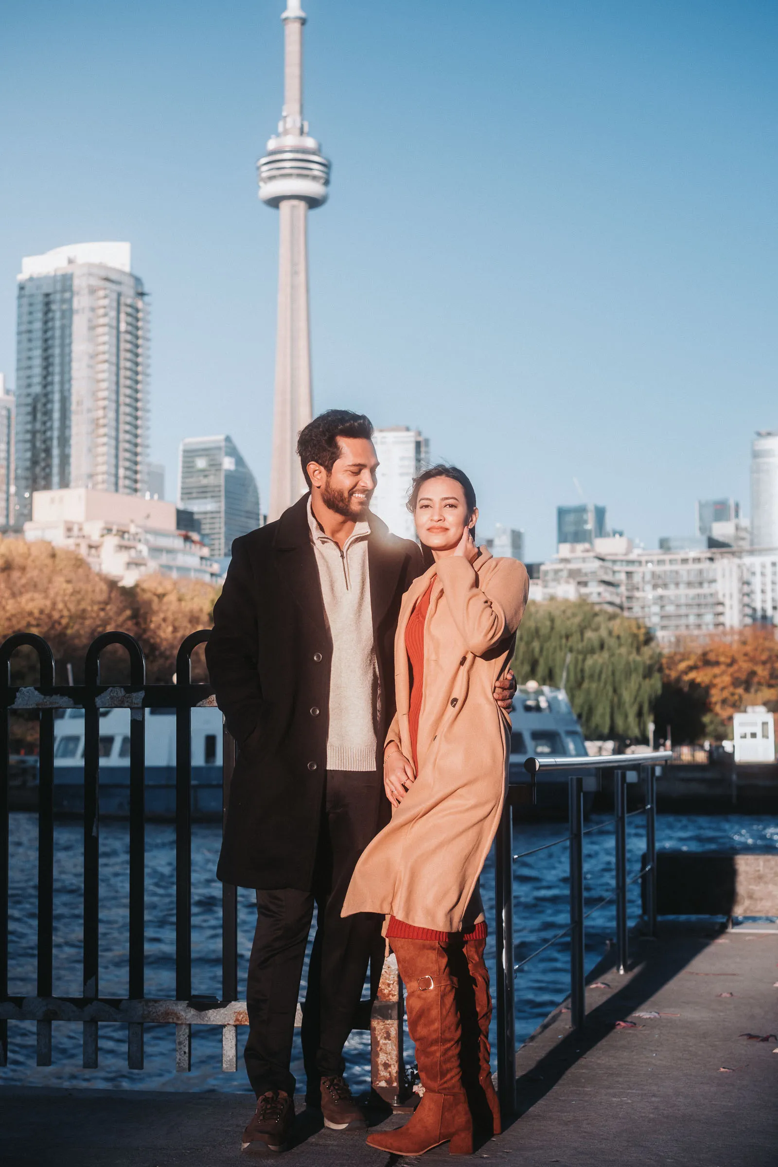 Meghna + Puneeth, Toronto Harbourfront photography by AD Photography