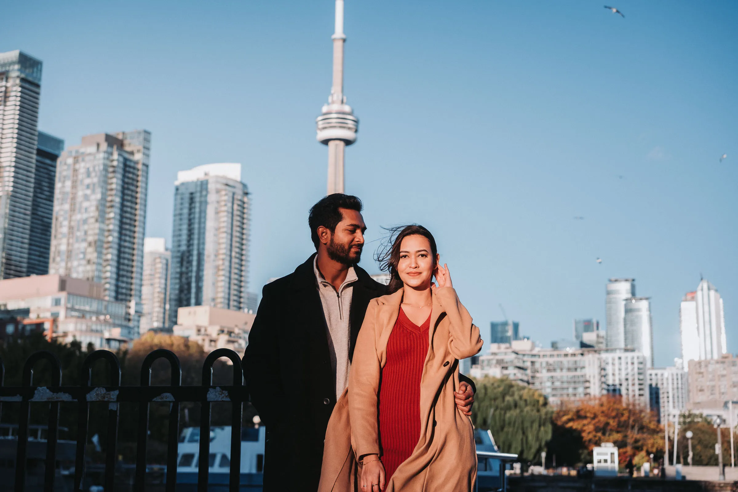 Meghna + Puneeth, Toronto Harbourfront photography by AD Photography