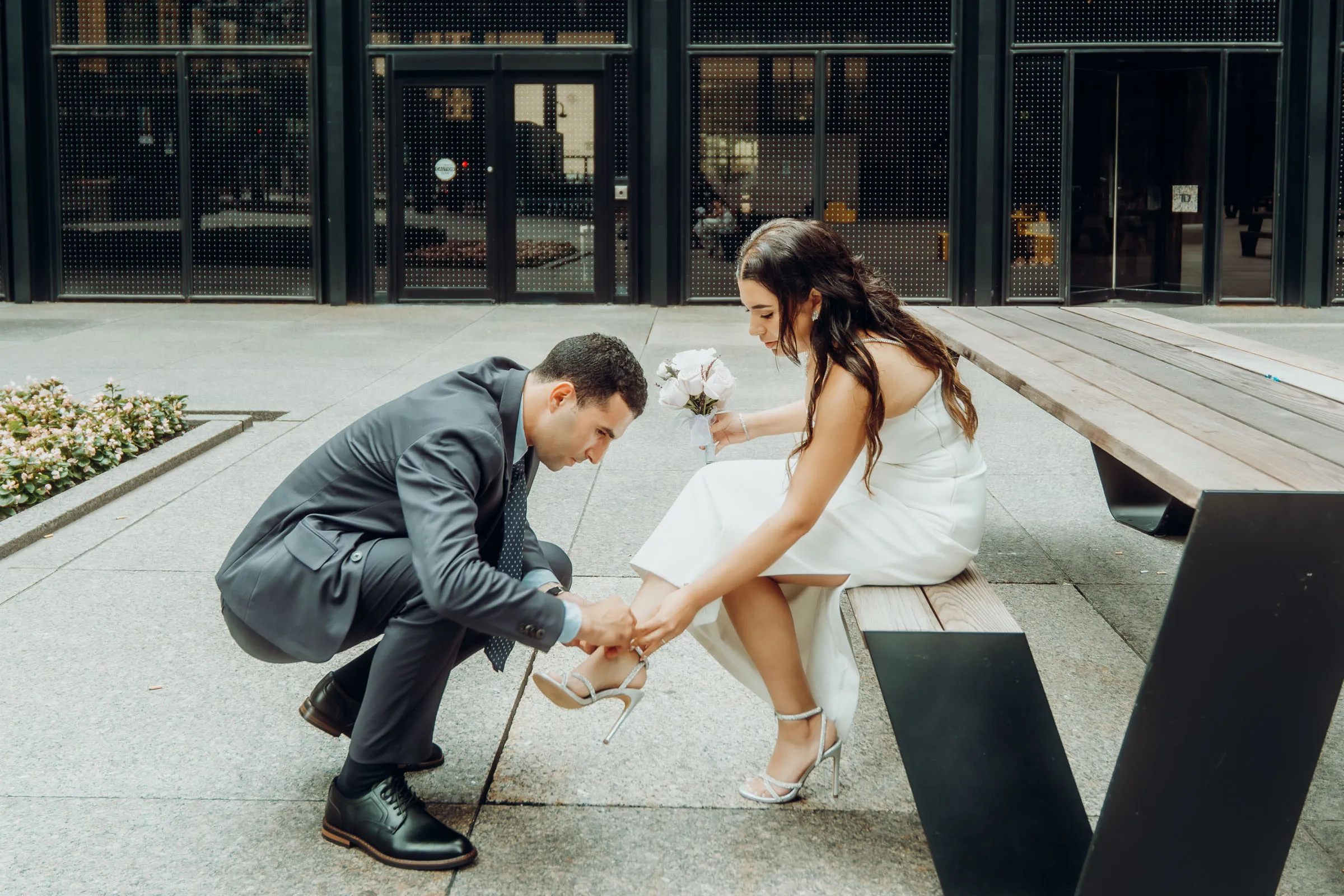 Alex + Aziz, TD Centre & Commerce Court, Toronto photography by AD Photography