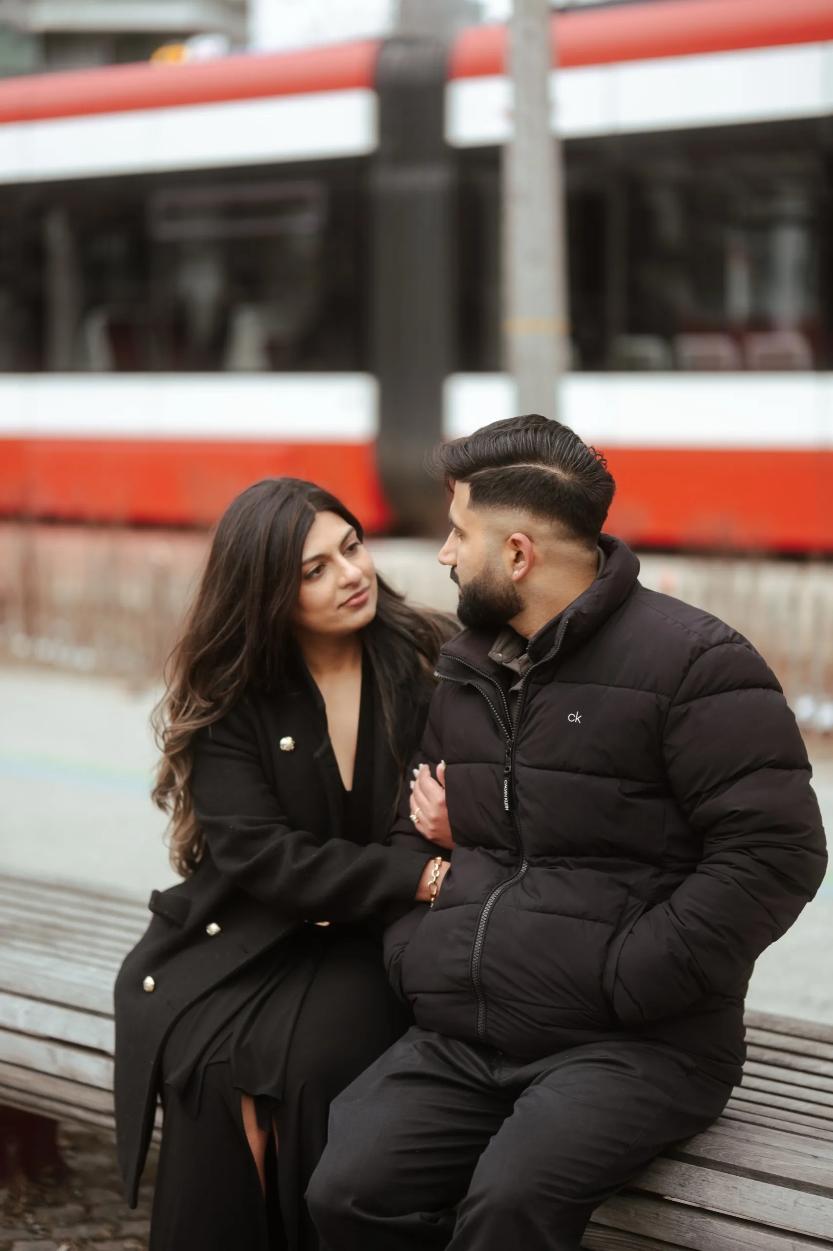 Mania + Hitesh, Lakeshore Downtown & RC Harris, Toronto photography by AD Photography